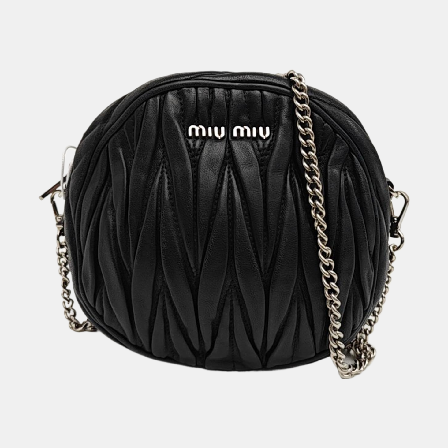 Matelassé Quilted Lambskin Black