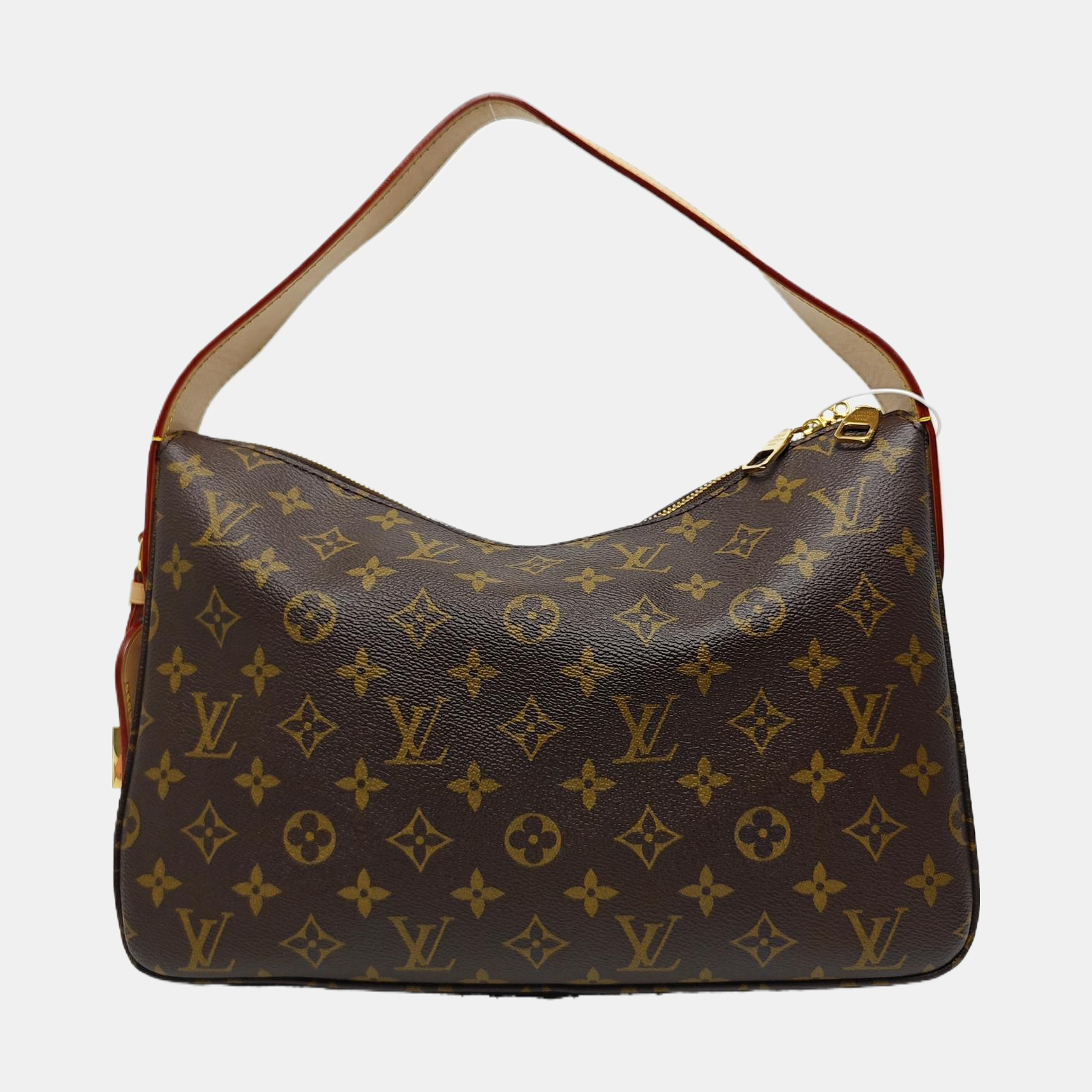 Monogram Coated Canvas Shoulder Bag Brown