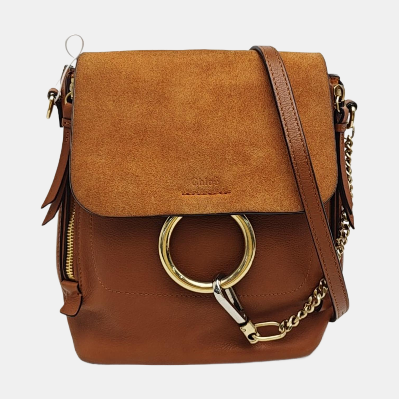 Faye Small Calfskin Brown