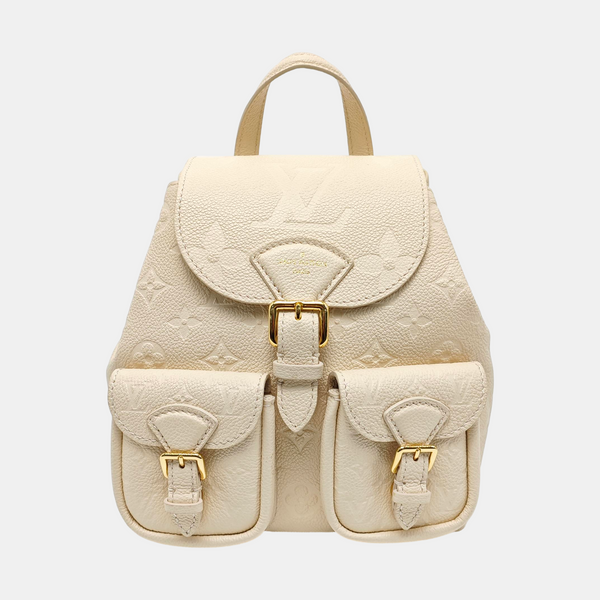 BACKUP Monogram Calfskin White