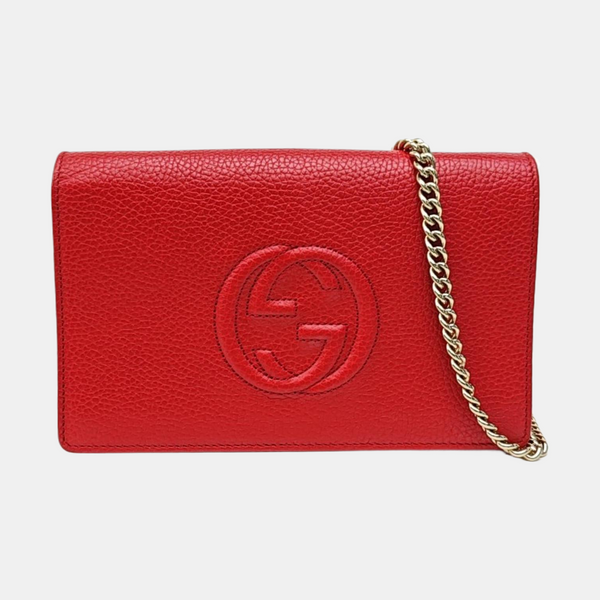 Soho Small Calfskin Red