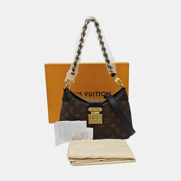 TWINNY Monogram Coated Canvas Brown