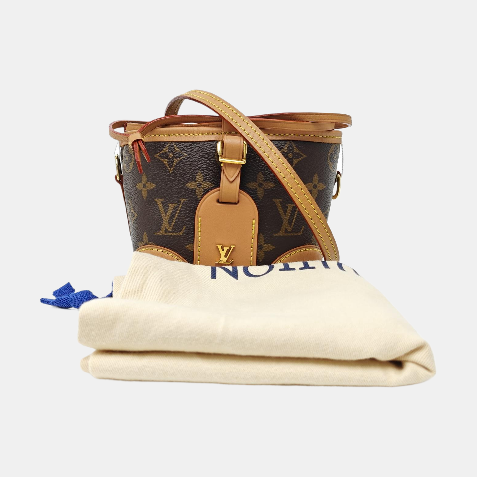 NOÉ Monogram Coated Canvas Brown