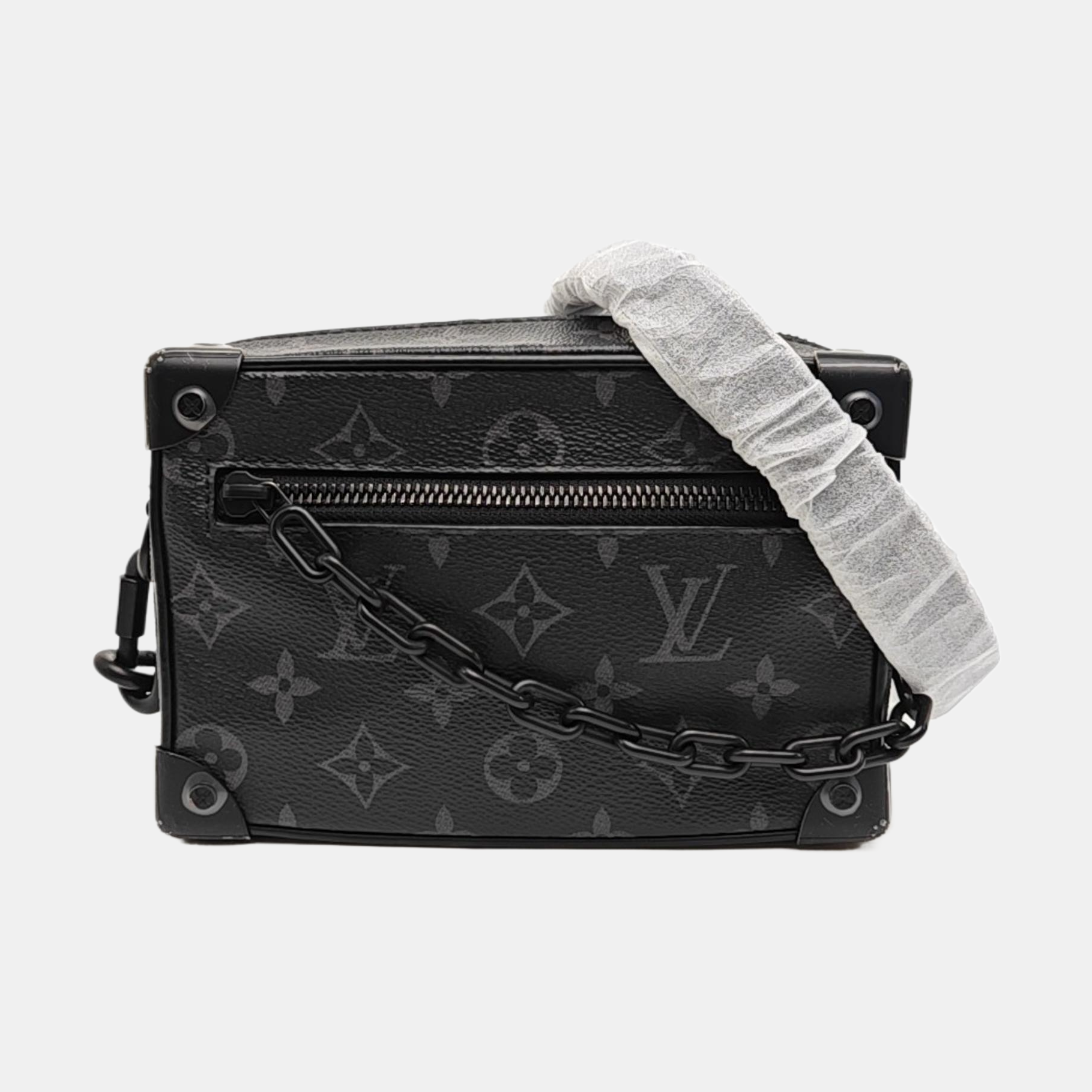 SOFT TRUNK Mini Monogram Coated Canvas Black
