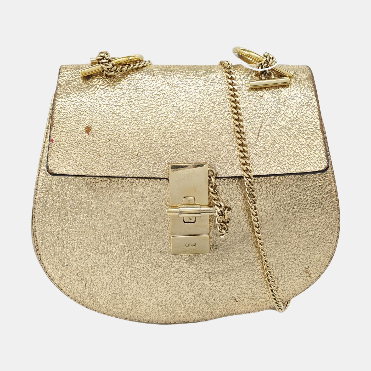 Drew Medium Calfskin Beige