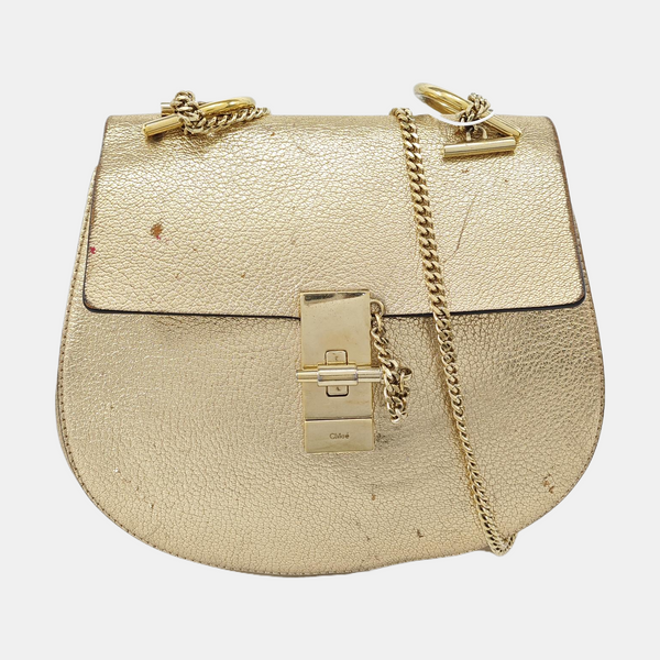 Drew Medium Calfskin Beige