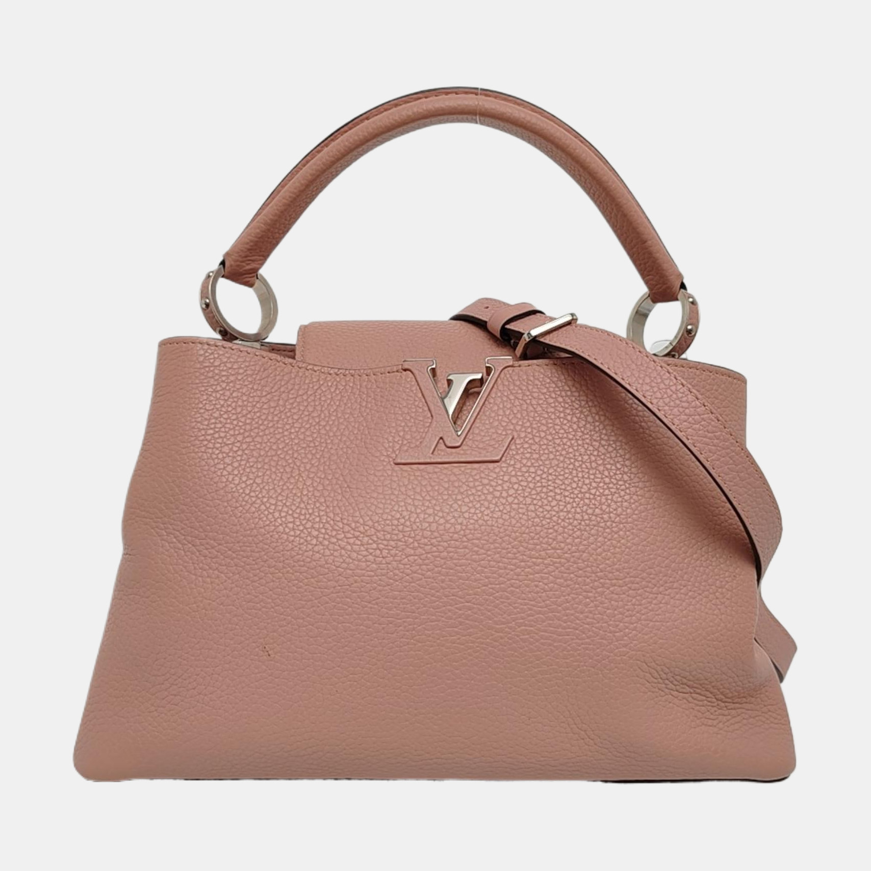 CAPUCINES MM Calfskin Pink