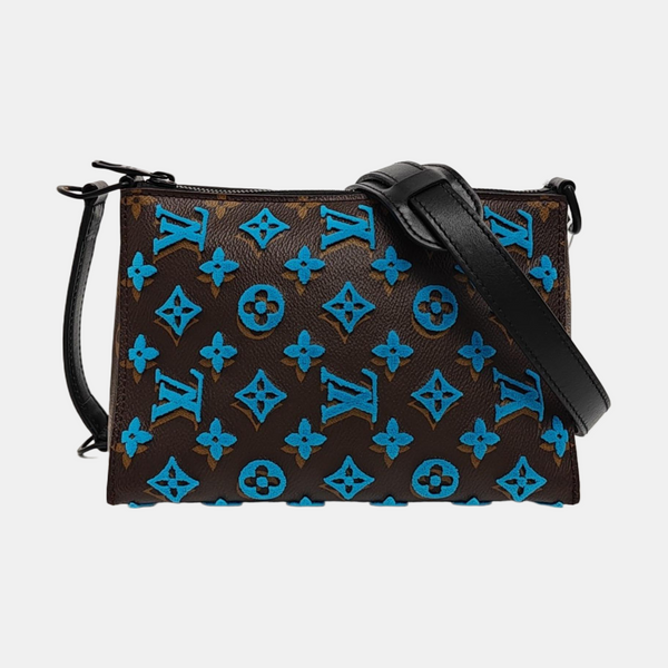 Monogram Coated Canvas Brown