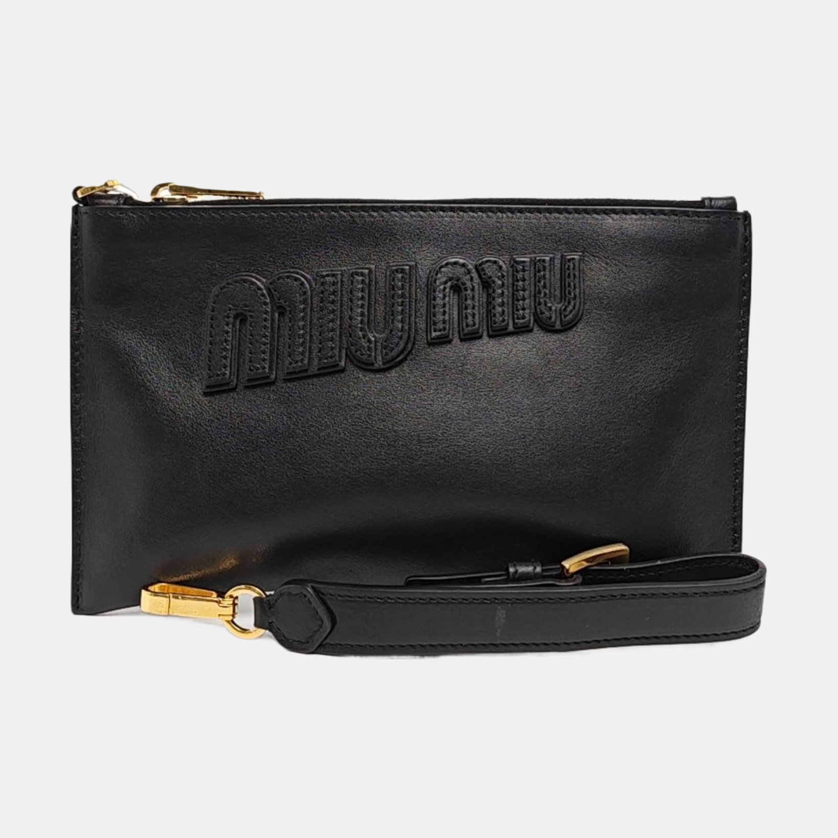 Calfskin Clutch Black