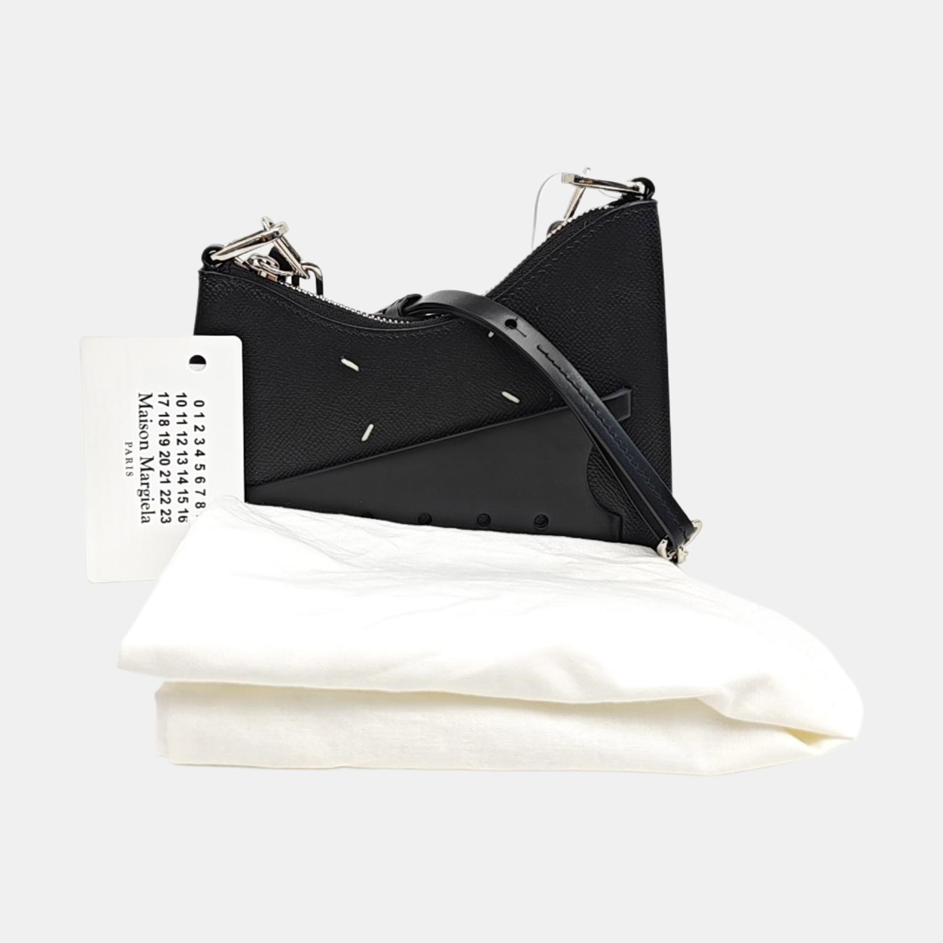 Calfskin Shoulder Bag Super Mini Black