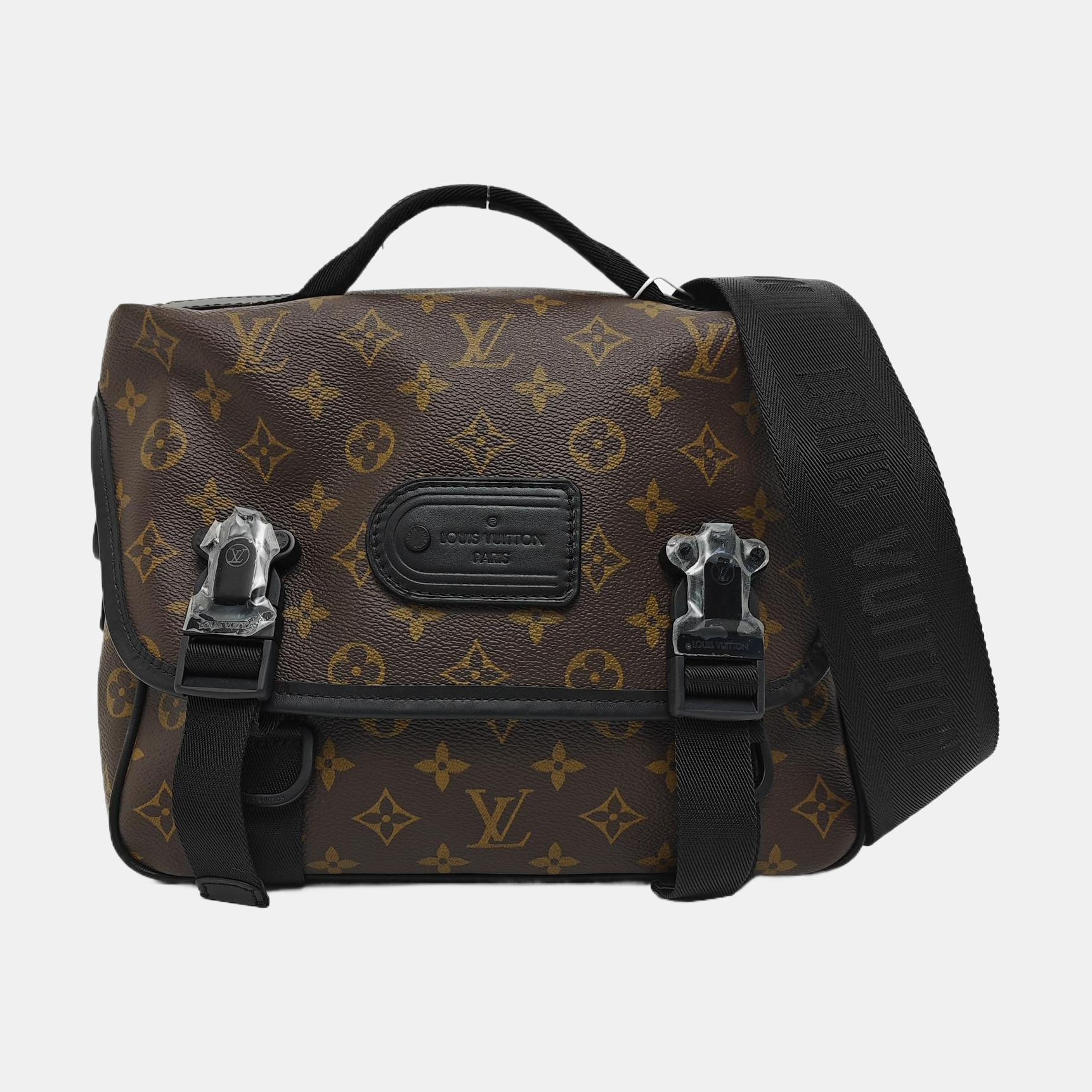CHRISTOPHER Monogram Coated Canvas Brown