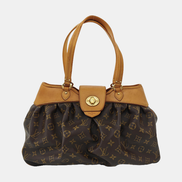 VINTAGE BOETIE PM Monogram Coated Canvas Brown