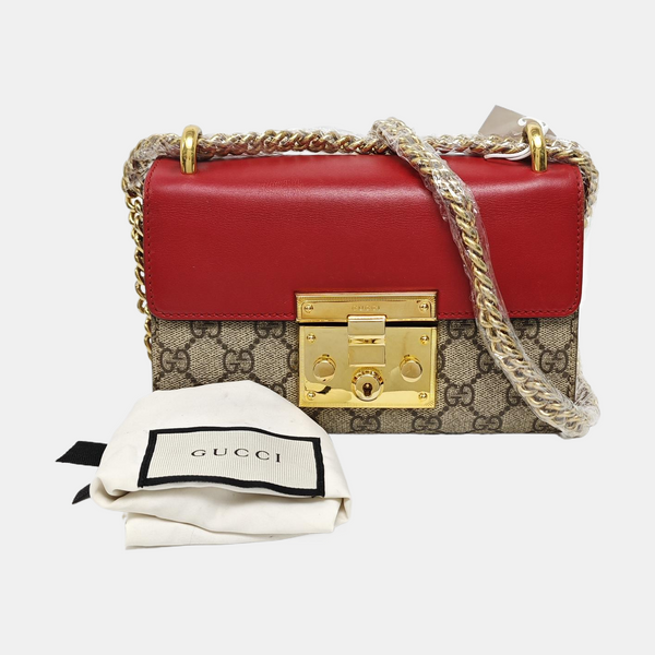 Authenticated pre-owned  Padlock Small Monogram Coated Canvas Multicolor - Crossbody Bag at Looply