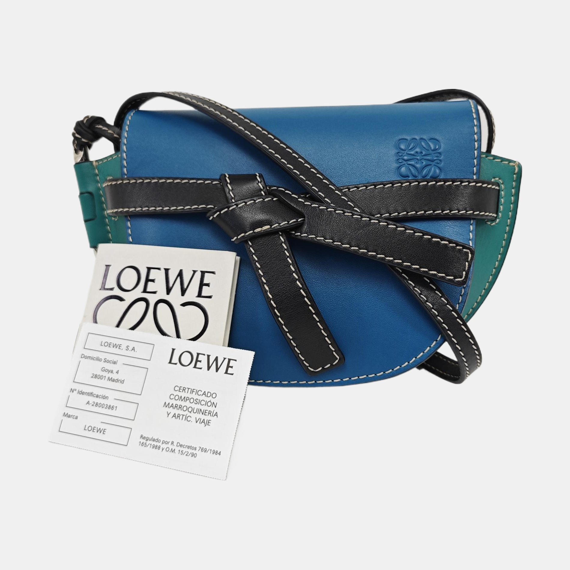 Gate Mini Calfskin Blue
