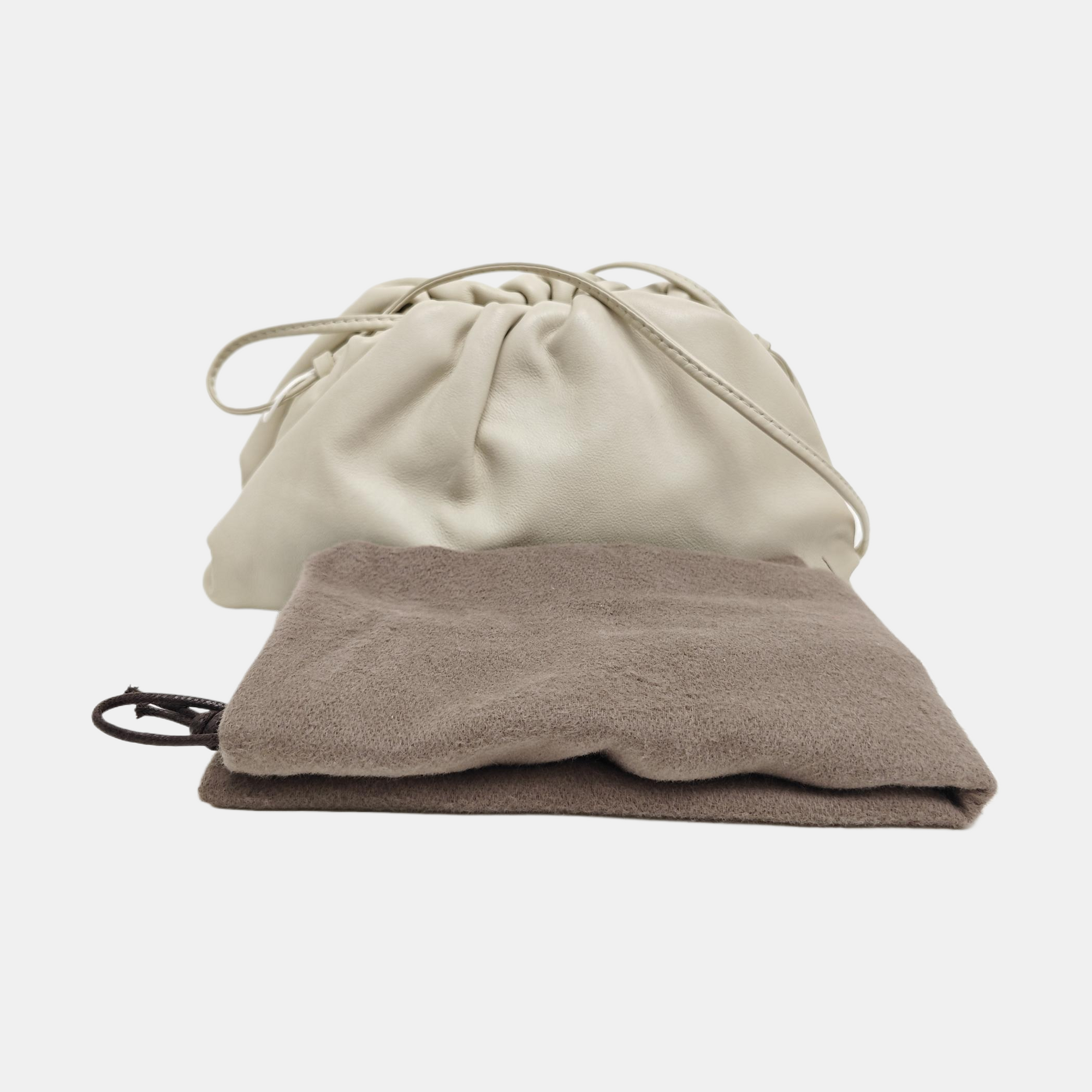 The Pouch Mini Lambskin White