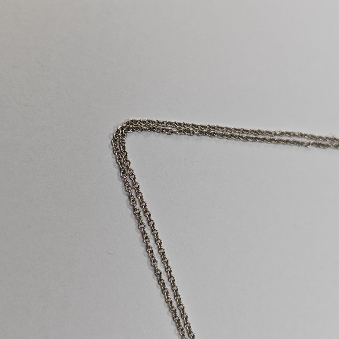 Tiffany Keys Platinum 950 Silver Necklace