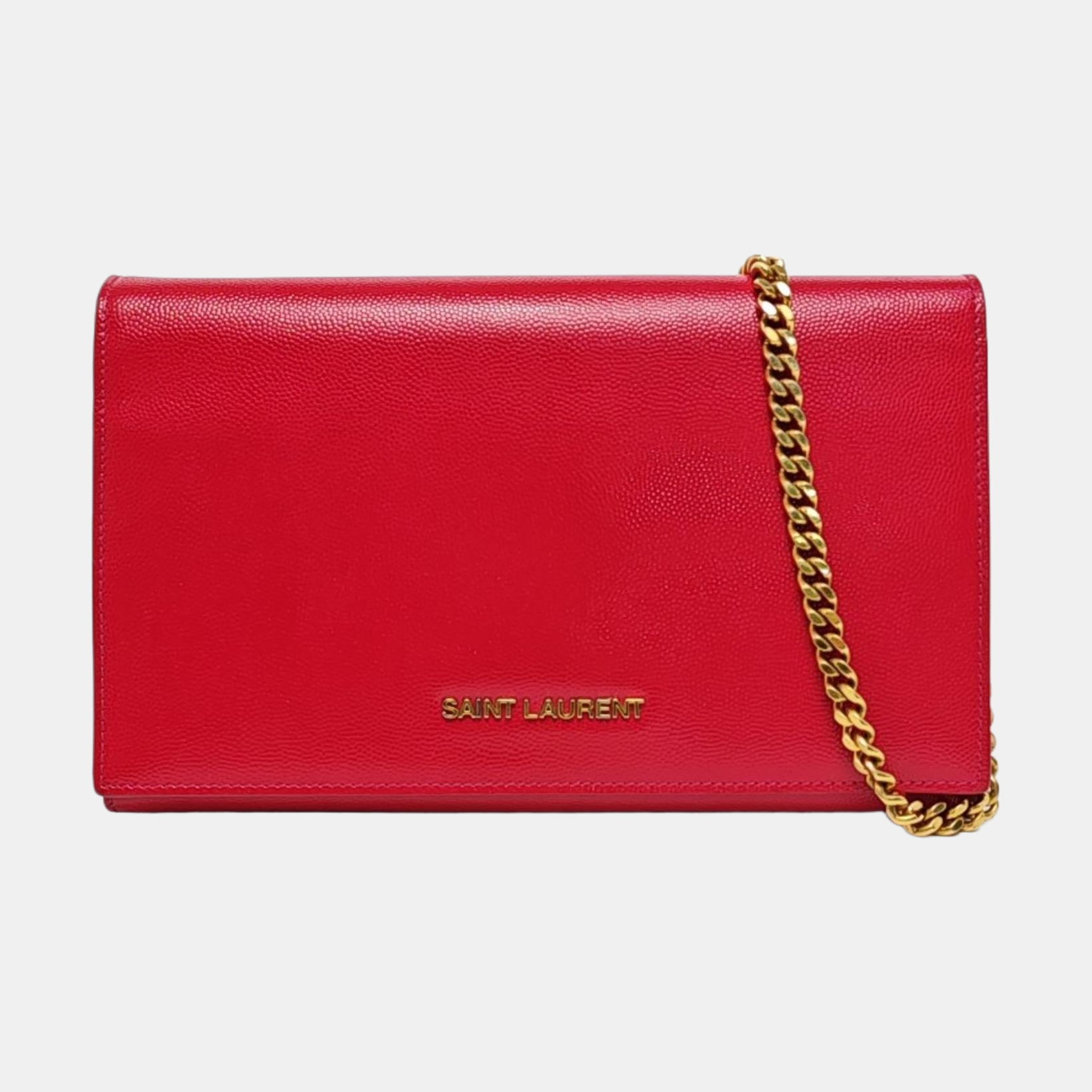 Calfskin Shoulder Bag Red
