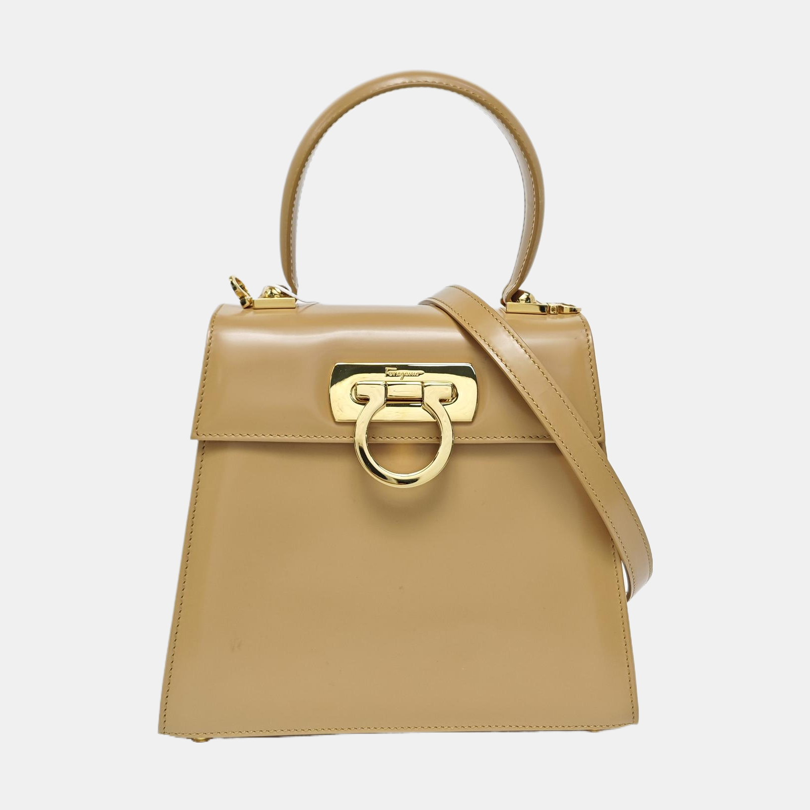 Kelly Calfskin Beige