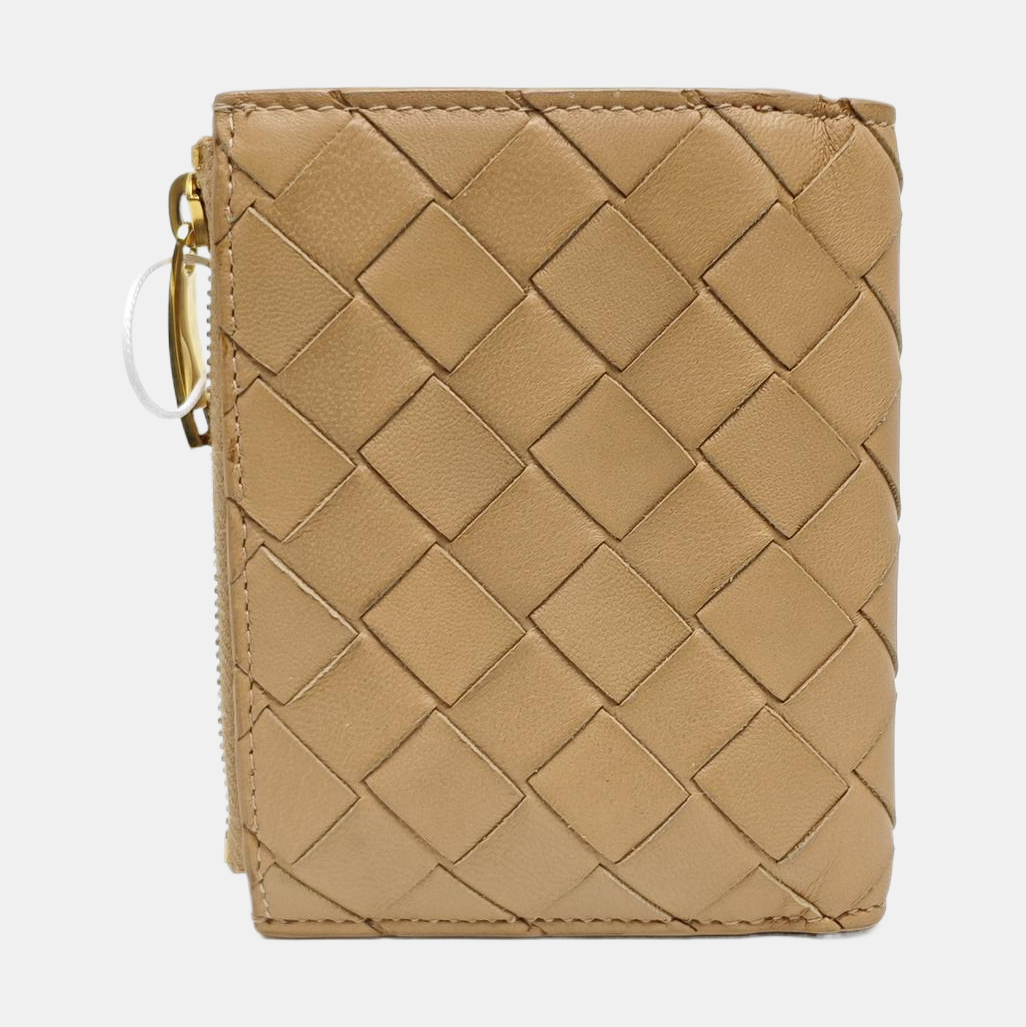 Calfskin Wallet Mini Gray