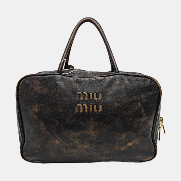 Beau Large Lambskin Brown