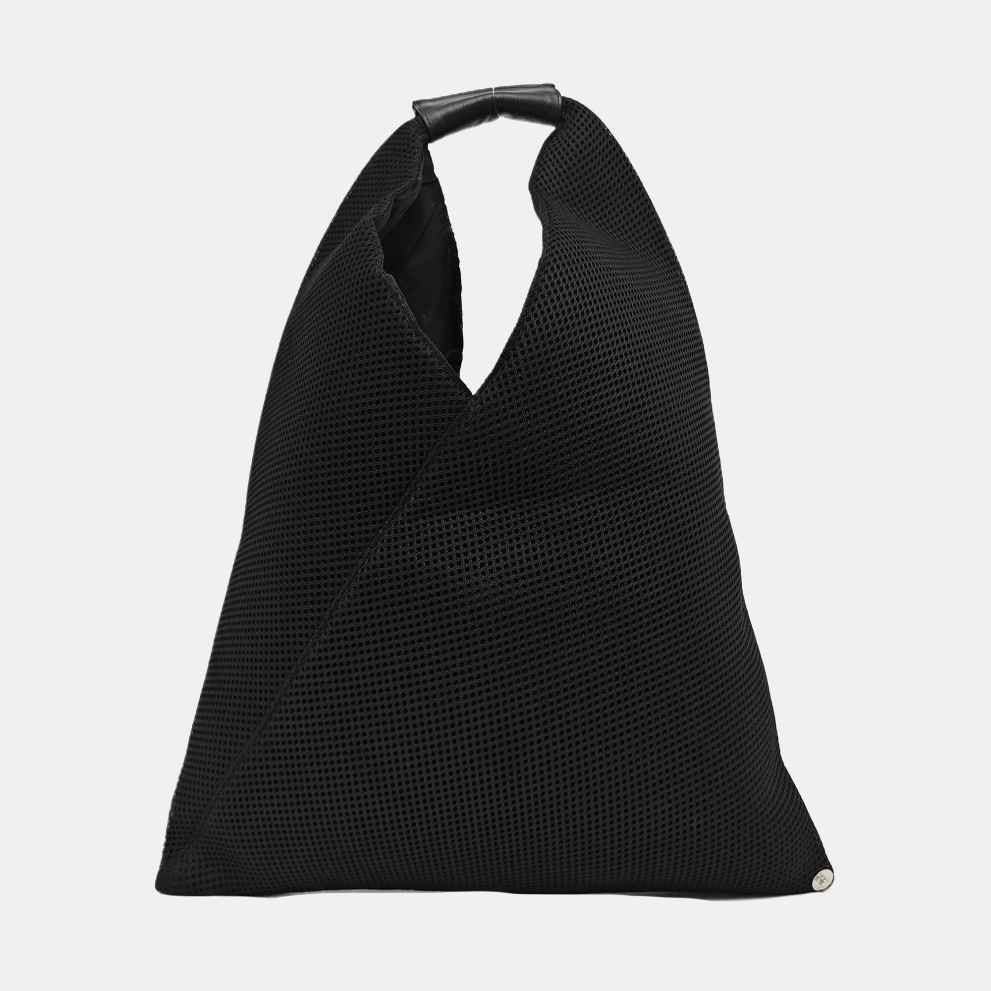 Fabric Top Handle Bag Black