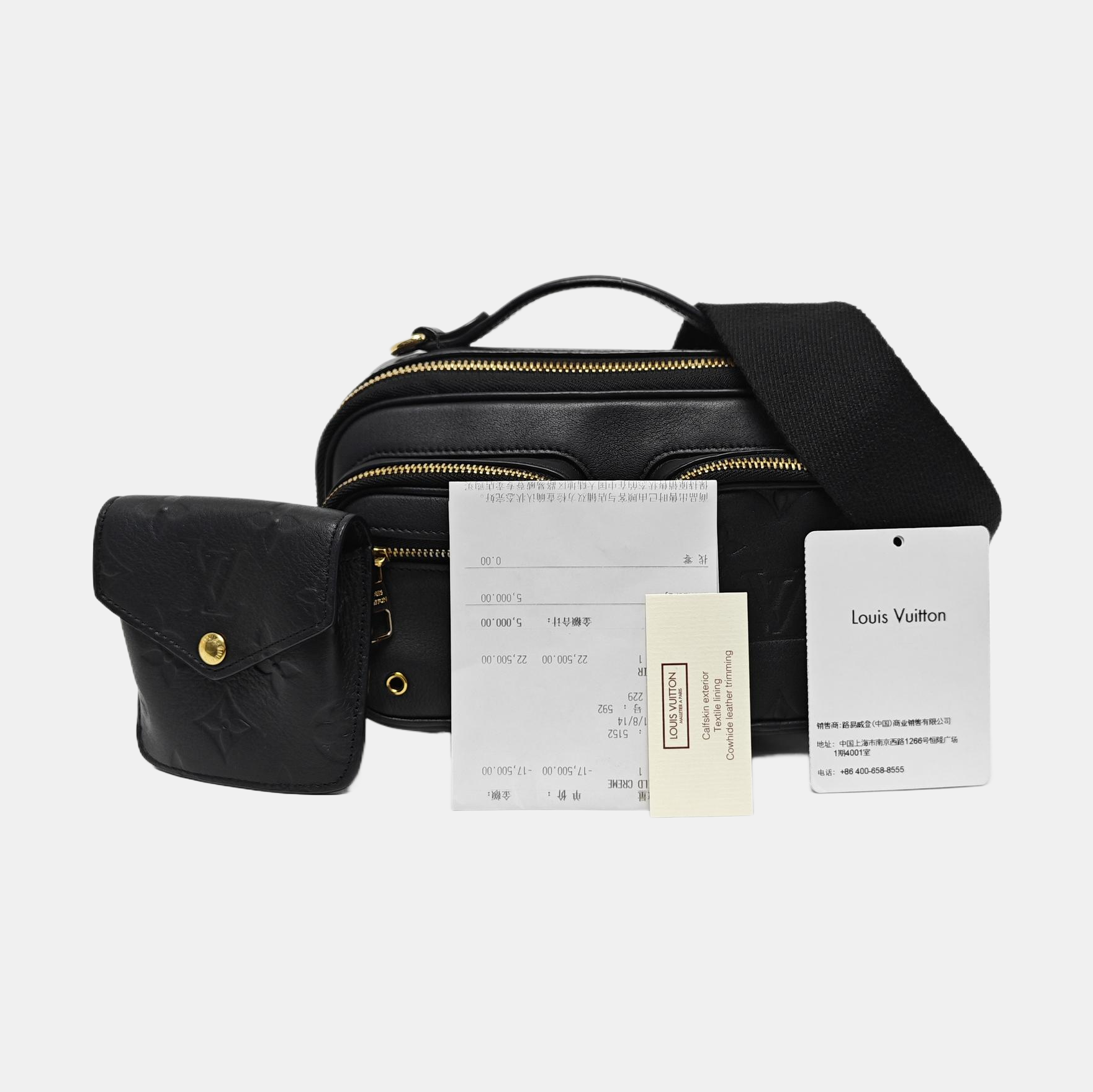 UTILITY Monogram Calfskin Black