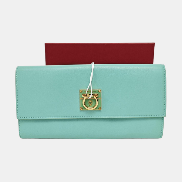 Calfskin Wallet Blue