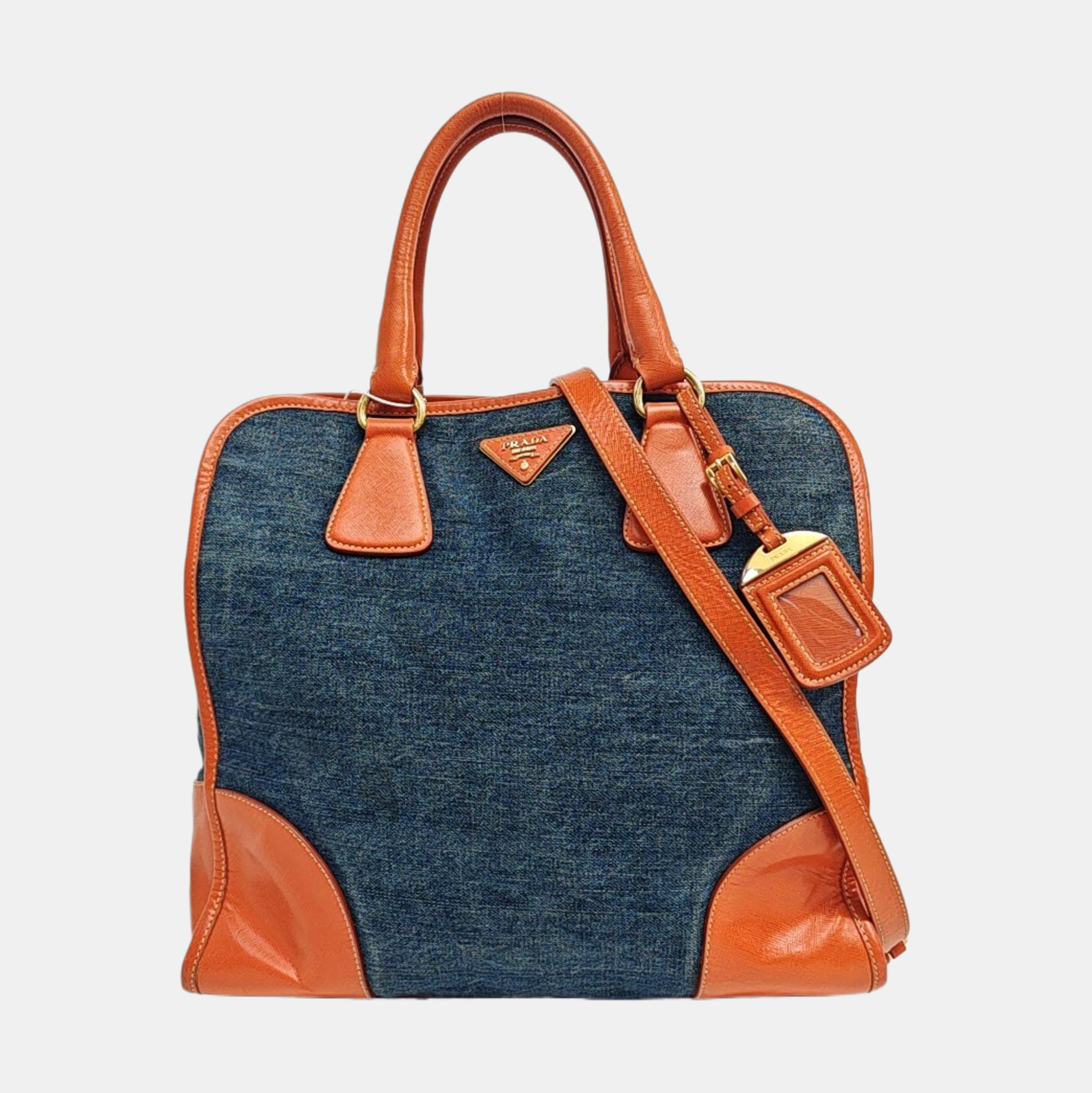Denim Shoulder Bag Blue