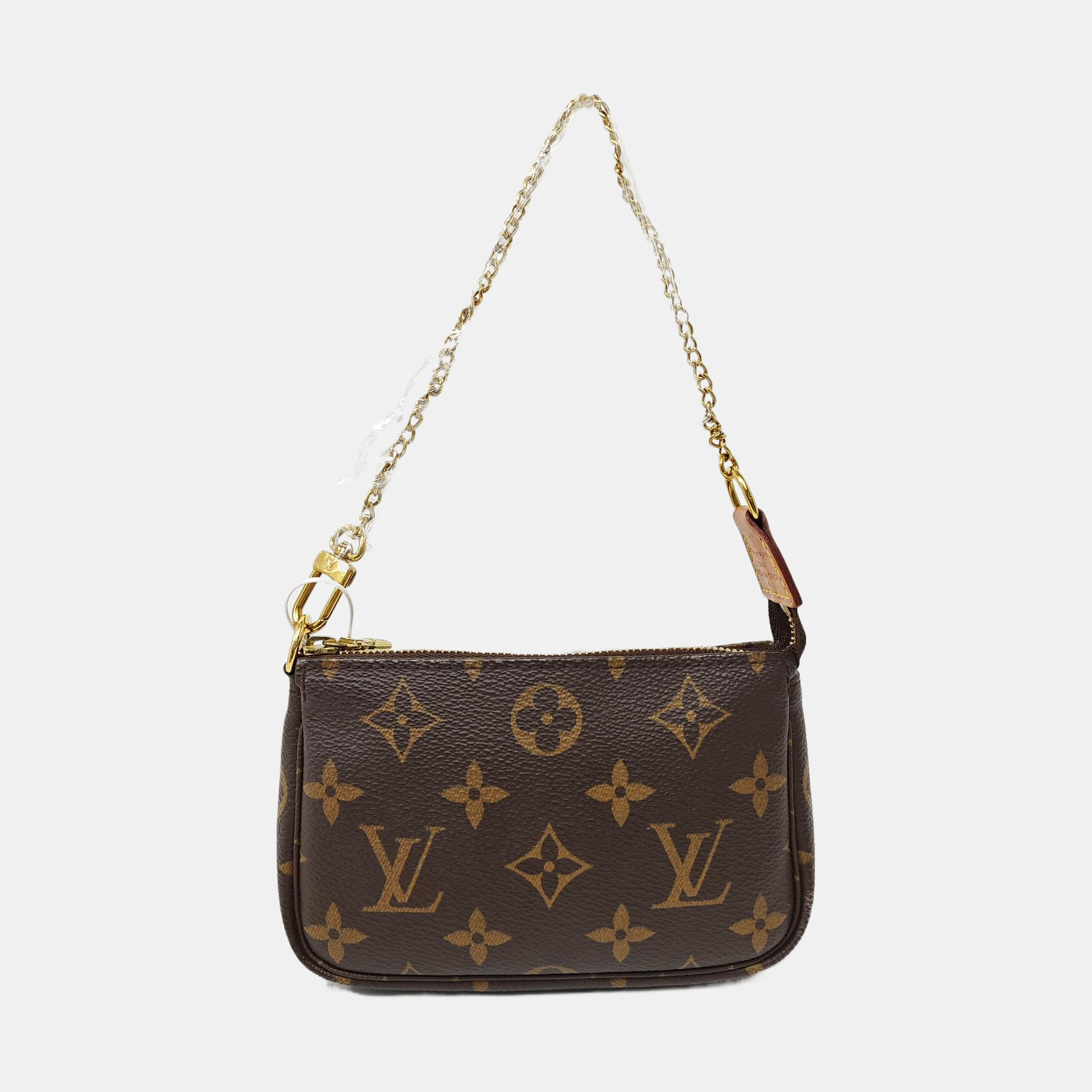 ACCESSOIRES Mini Monogram Coated Canvas Brown