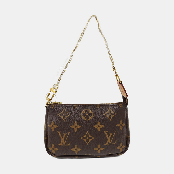 ACCESSOIRES Mini Monogram Coated Canvas Brown