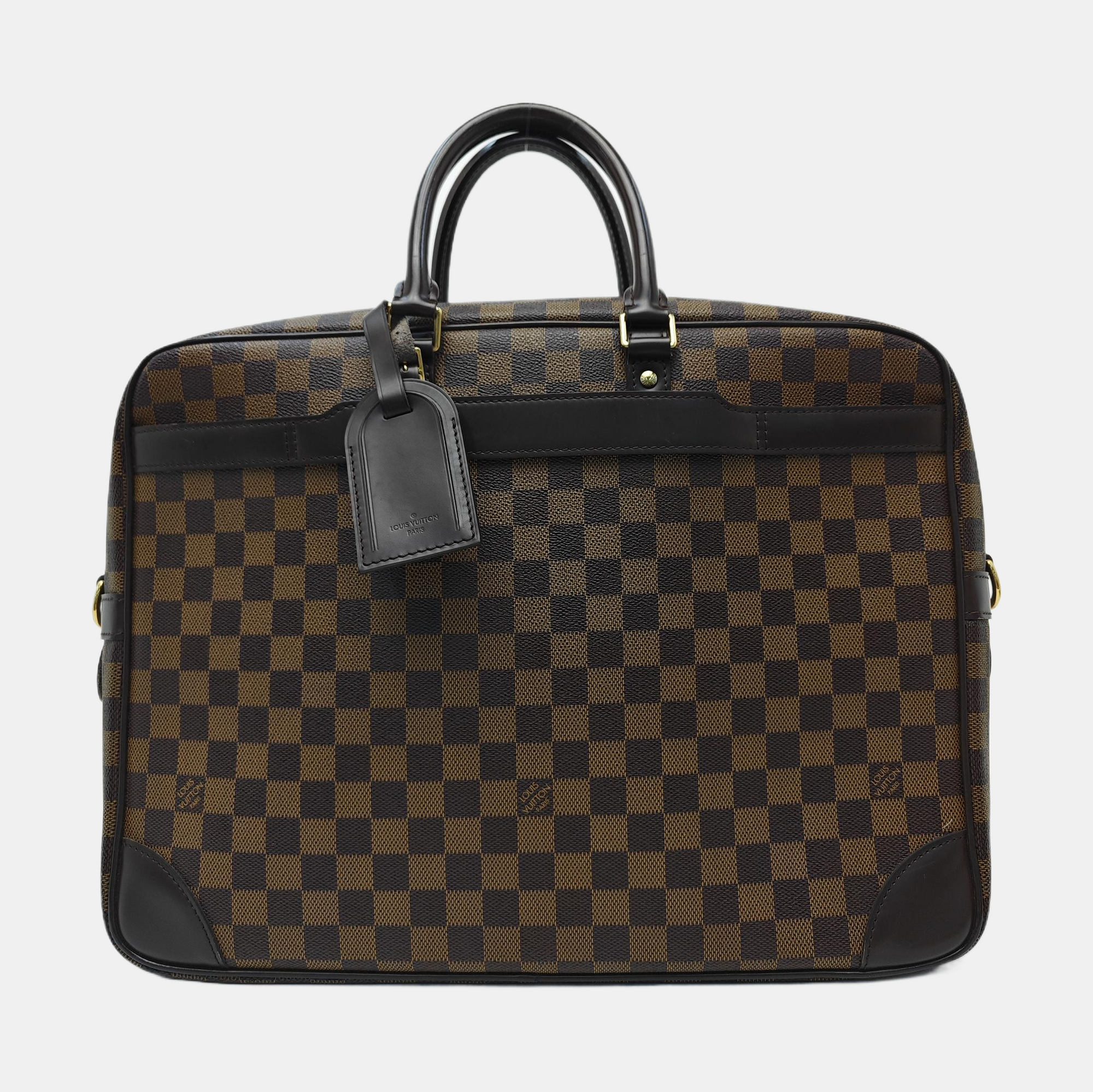 PORTE-DOCUMENTS GM Damier Ebene Coated Canvas Brown