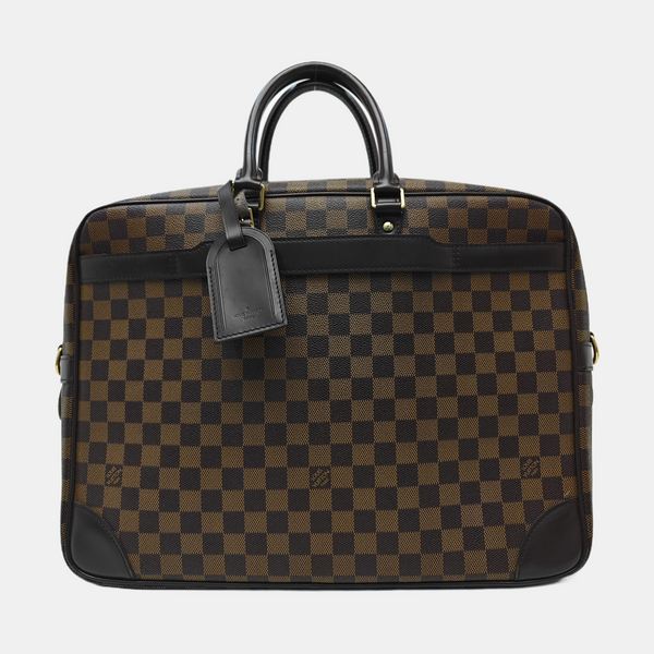 PORTE-DOCUMENTS GM Damier Ebene Coated Canvas Brown