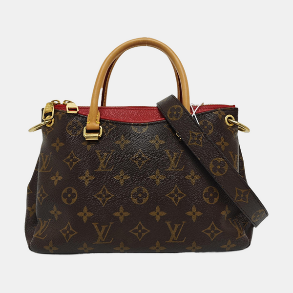 PALLAS BB Monogram Coated Canvas Brown