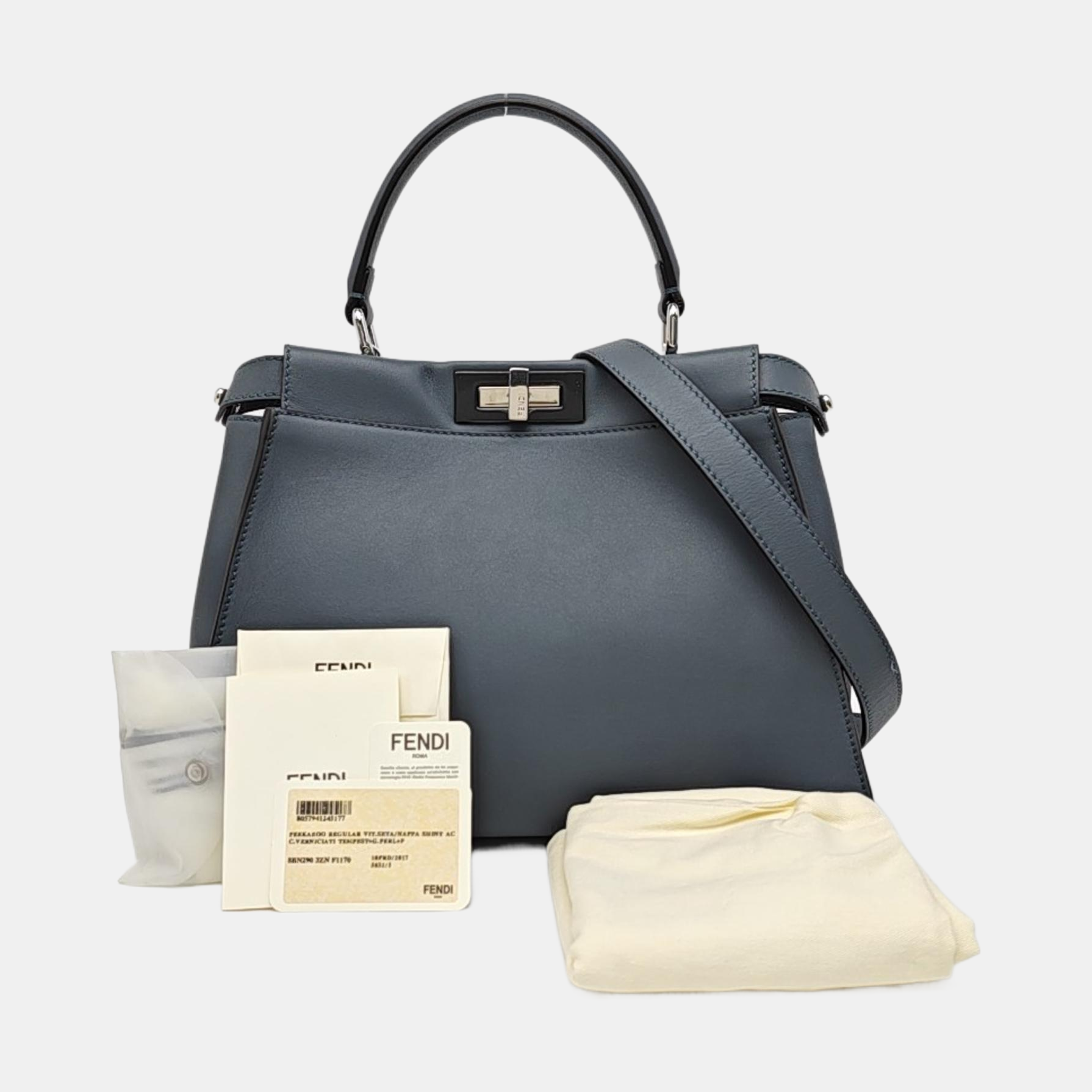 Peekaboo Medium Calfskin Blue