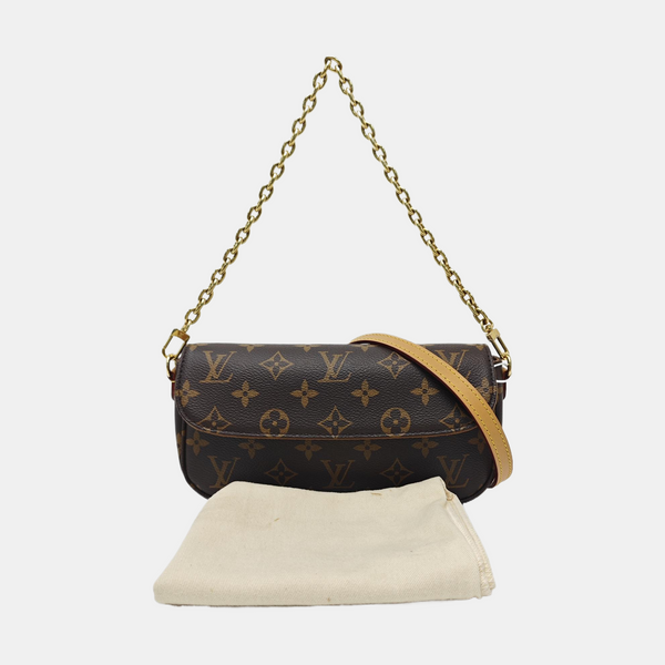 IVY Monogram Coated Canvas Brown