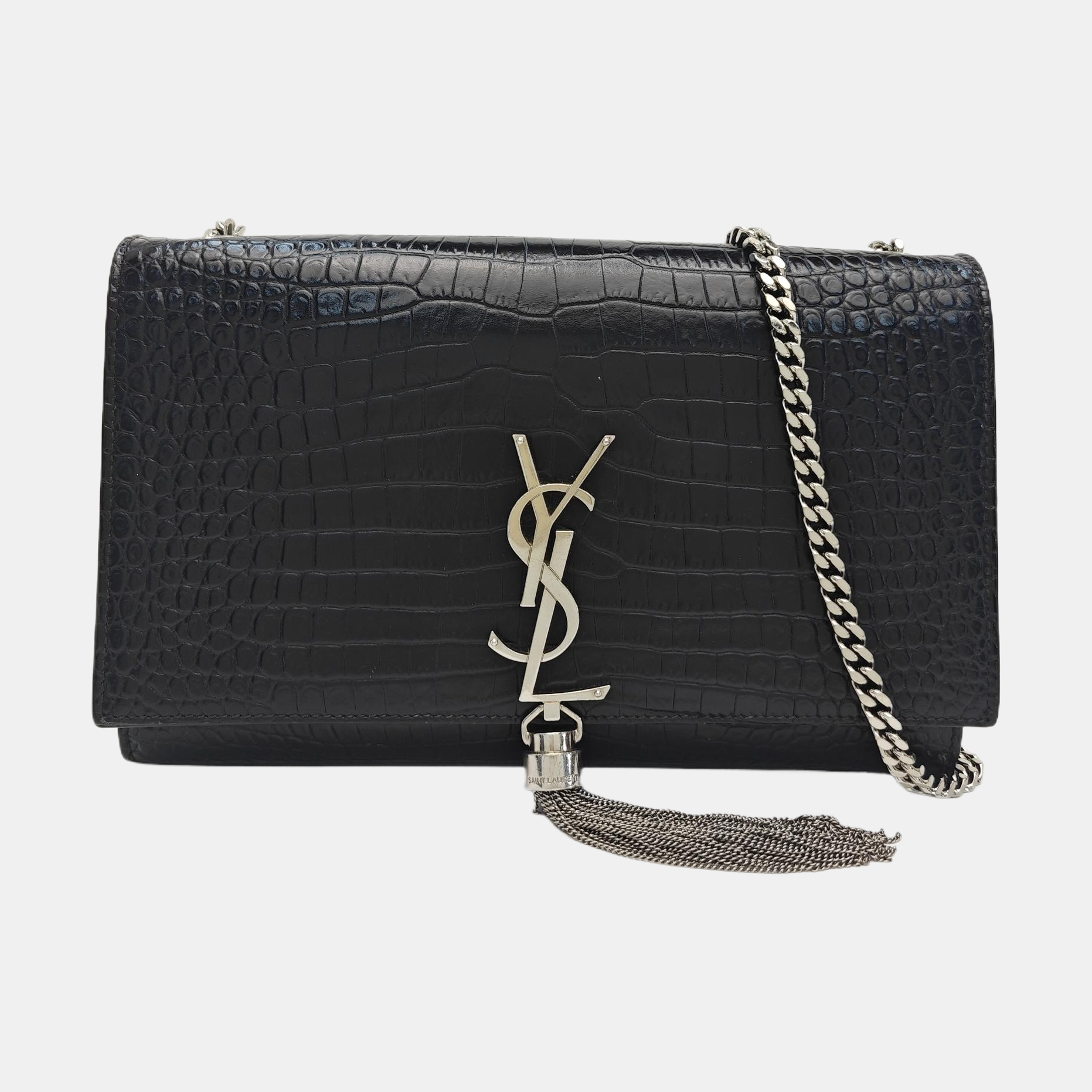KATE Medium Calfskin Black