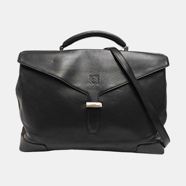 Calfskin Shoulder Bag Black
