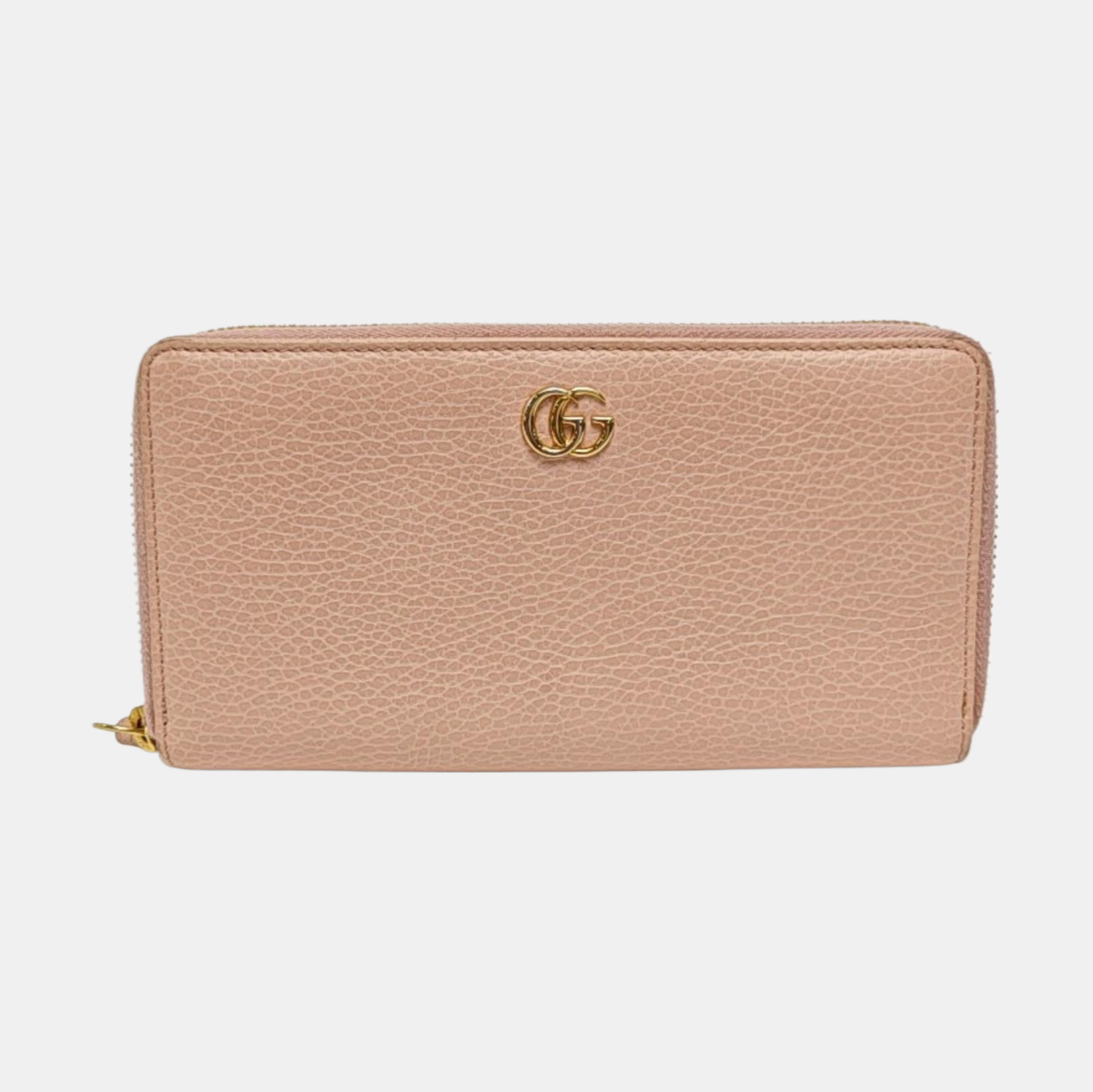 GG Marmont Super Mini Calfskin Pink Wallet