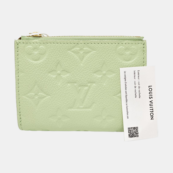 Monogram Calfskin Wallet Green