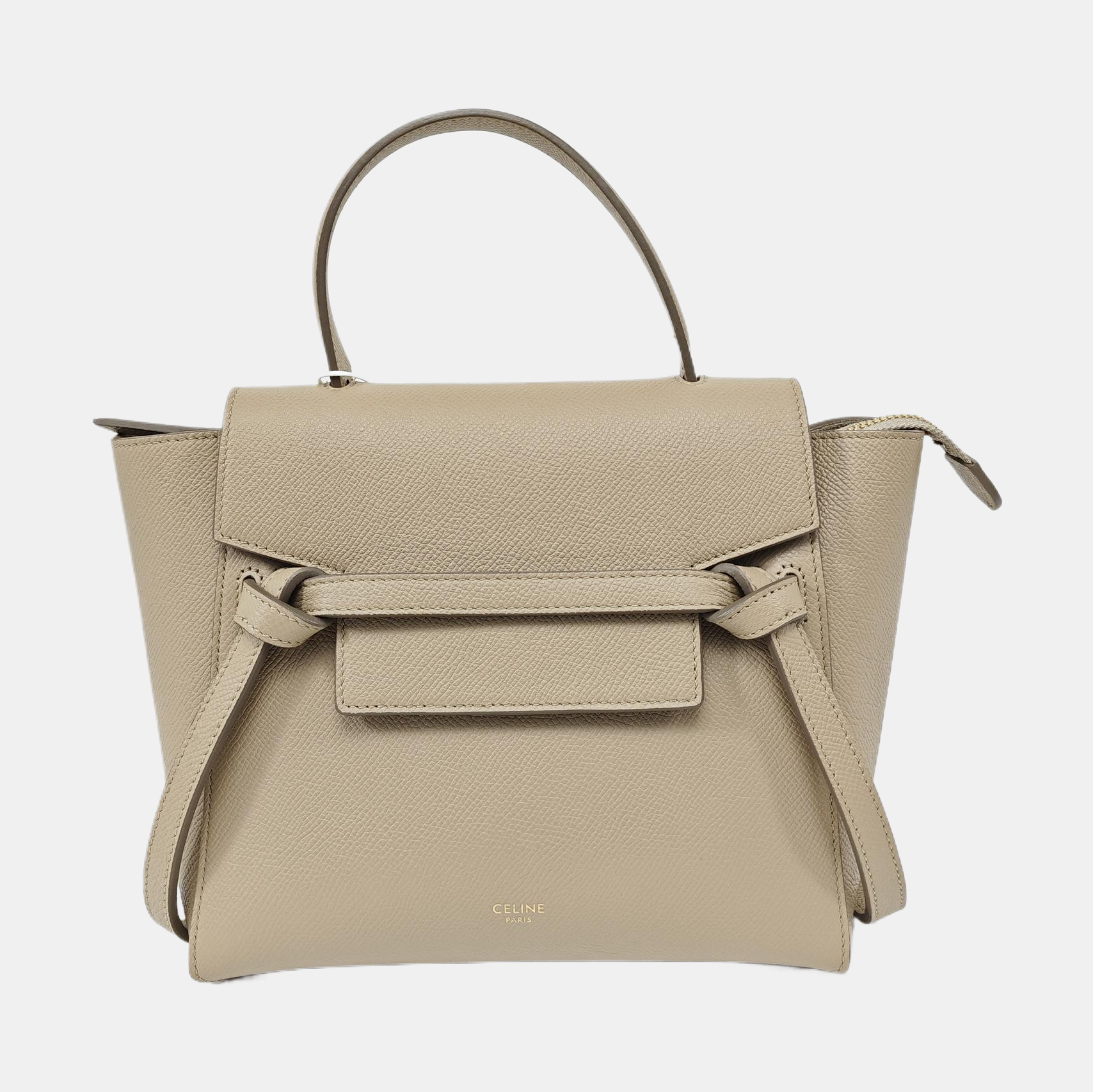 BELT Nano Calfskin Beige
