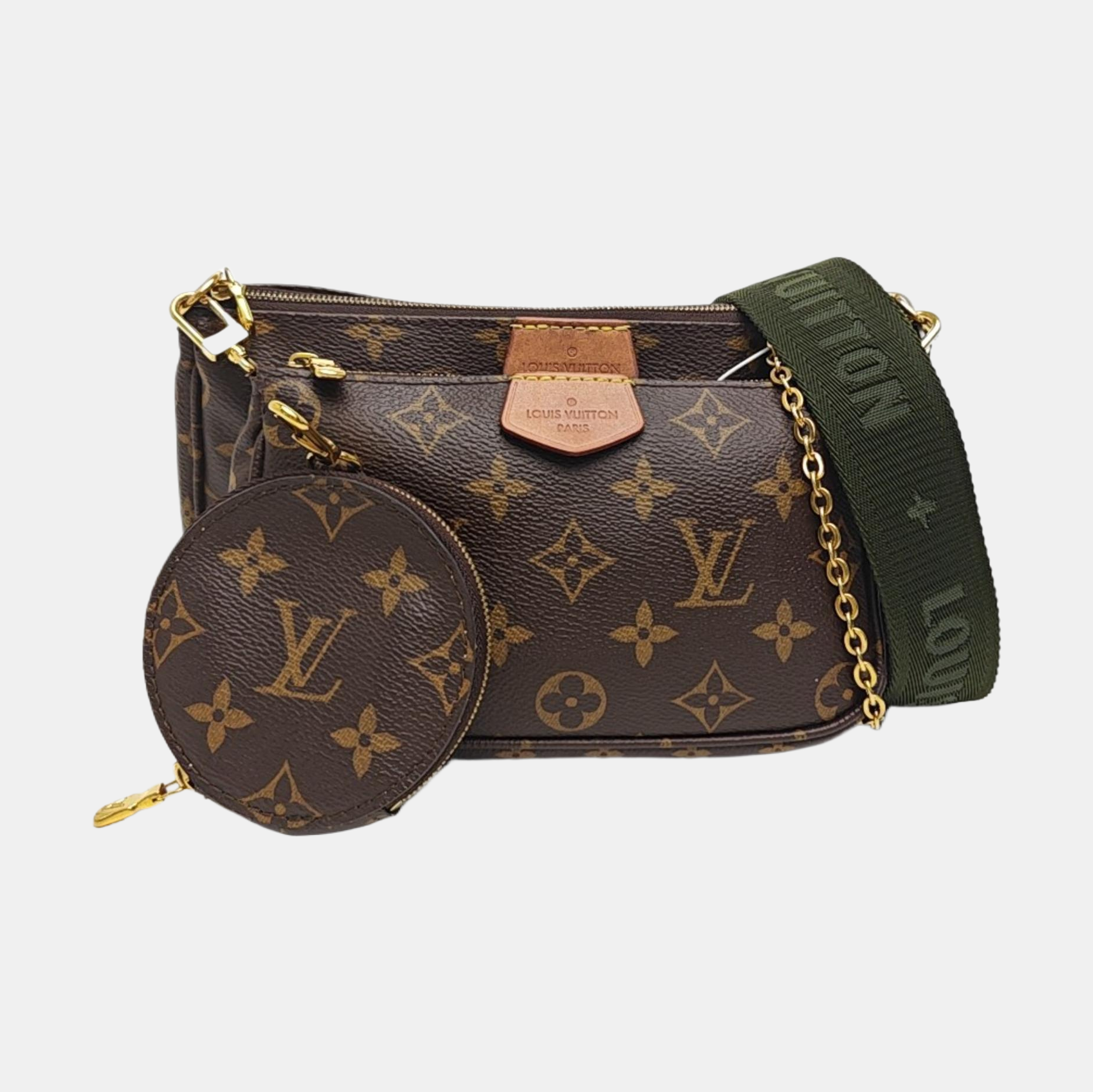 MULTI Monogram Coated Canvas Brown