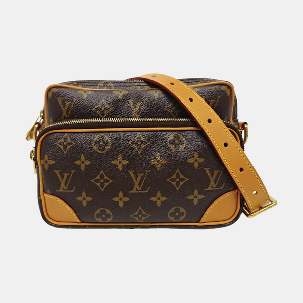 NIL Monogram Coated Canvas Brown