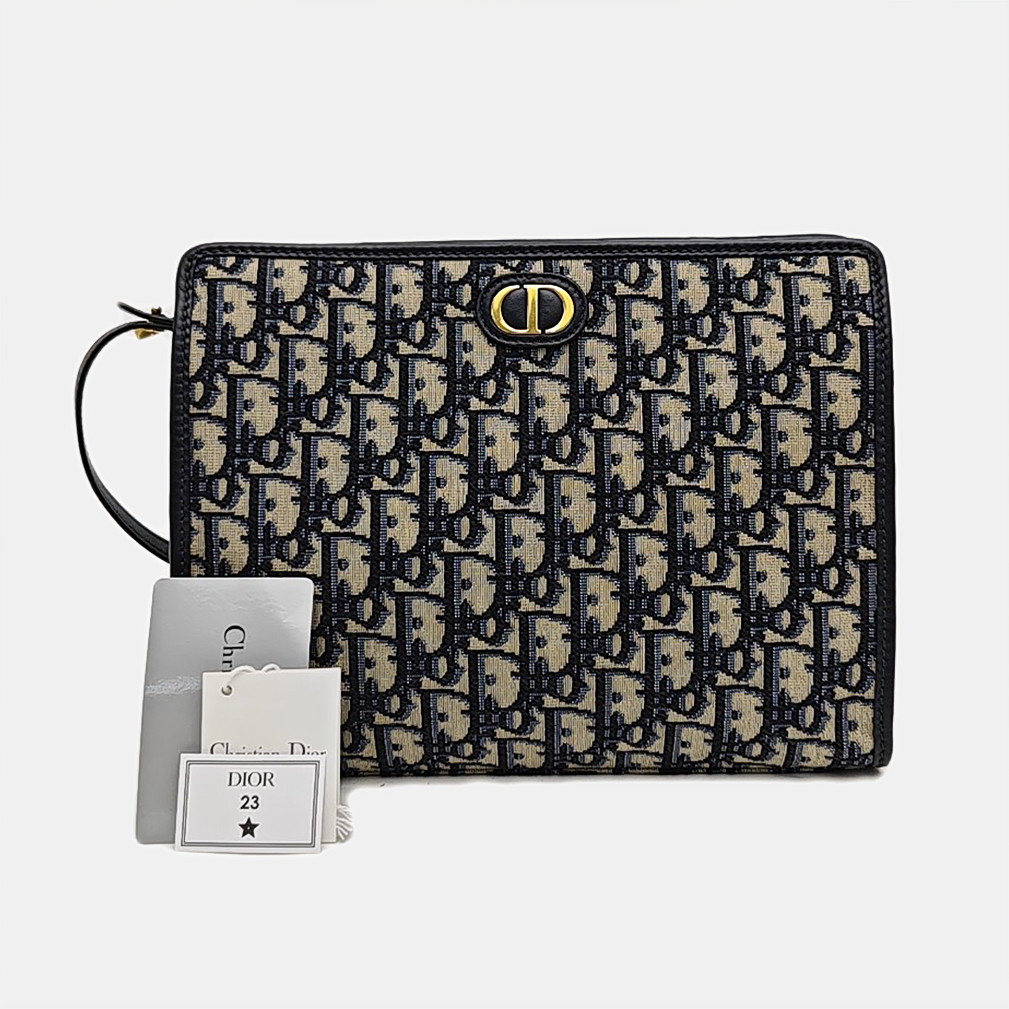 30 Montaigne Oblique Canvas Beige