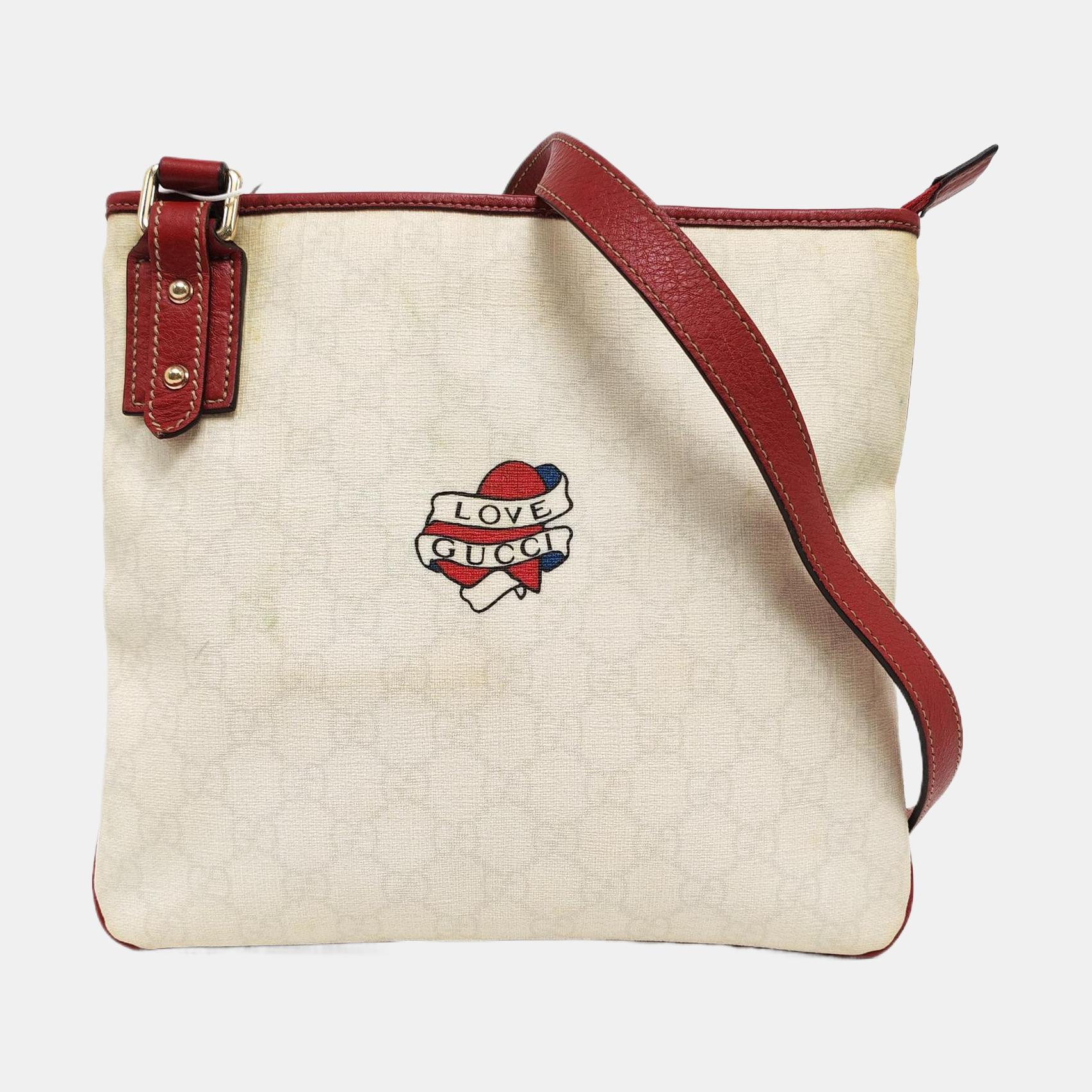 Canvas Shoulder Bag Beige