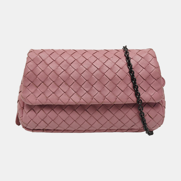 Lambskin Shoulder Bag Pink