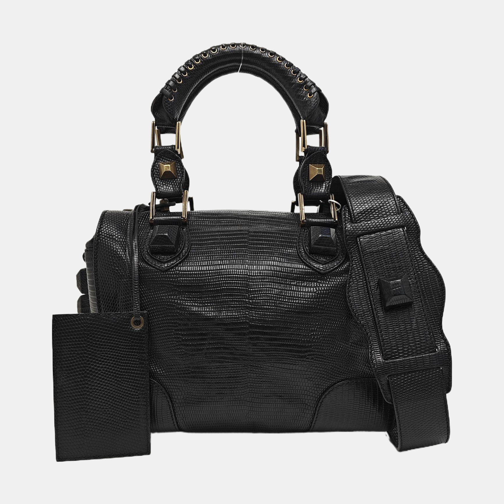 Calfskin Shoulder Bag Black
