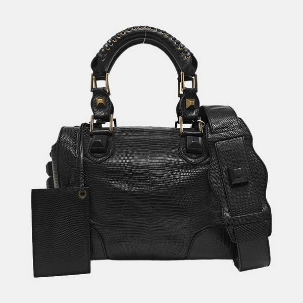 Calfskin Shoulder Bag Black