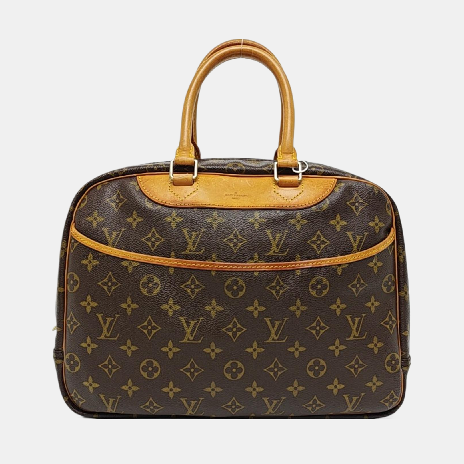 DEAUVILLE Monogram Coated Canvas Brown