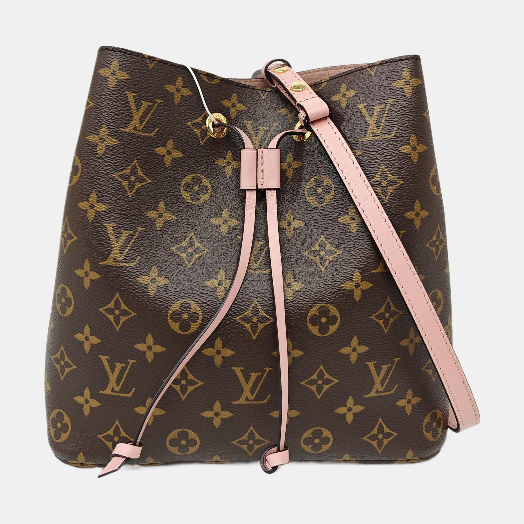 NÉONOÉ MM Monogram Coated Canvas Brown