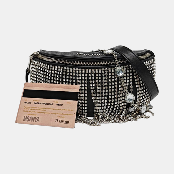 Fringed Lambskin Black